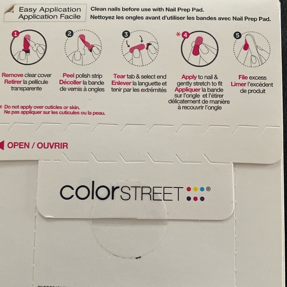 💜 New Color Street 100% Real Nail Polish Strips - Picture 2 of 4